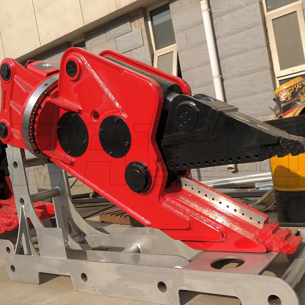 CE VOLVO 360 Rotating Excavator Metal Shear For Vehicle Scrap Demolition Work